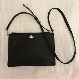 Kate Spade, Black Crossbody Purse